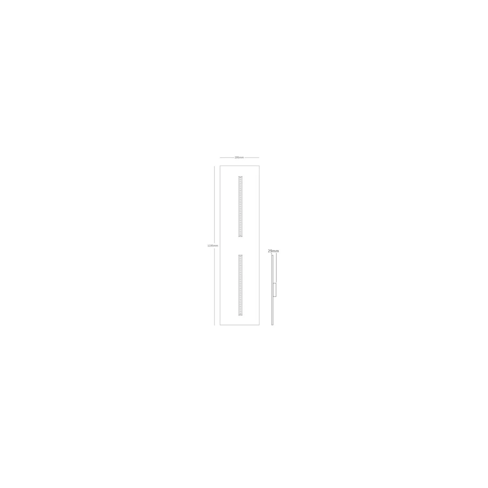 Interlight LED Panel Thinq Orion 28W 3500lm - 830 Varm Vit| 120x30cm - UGR <19 - incl. Drivdon & Sensor