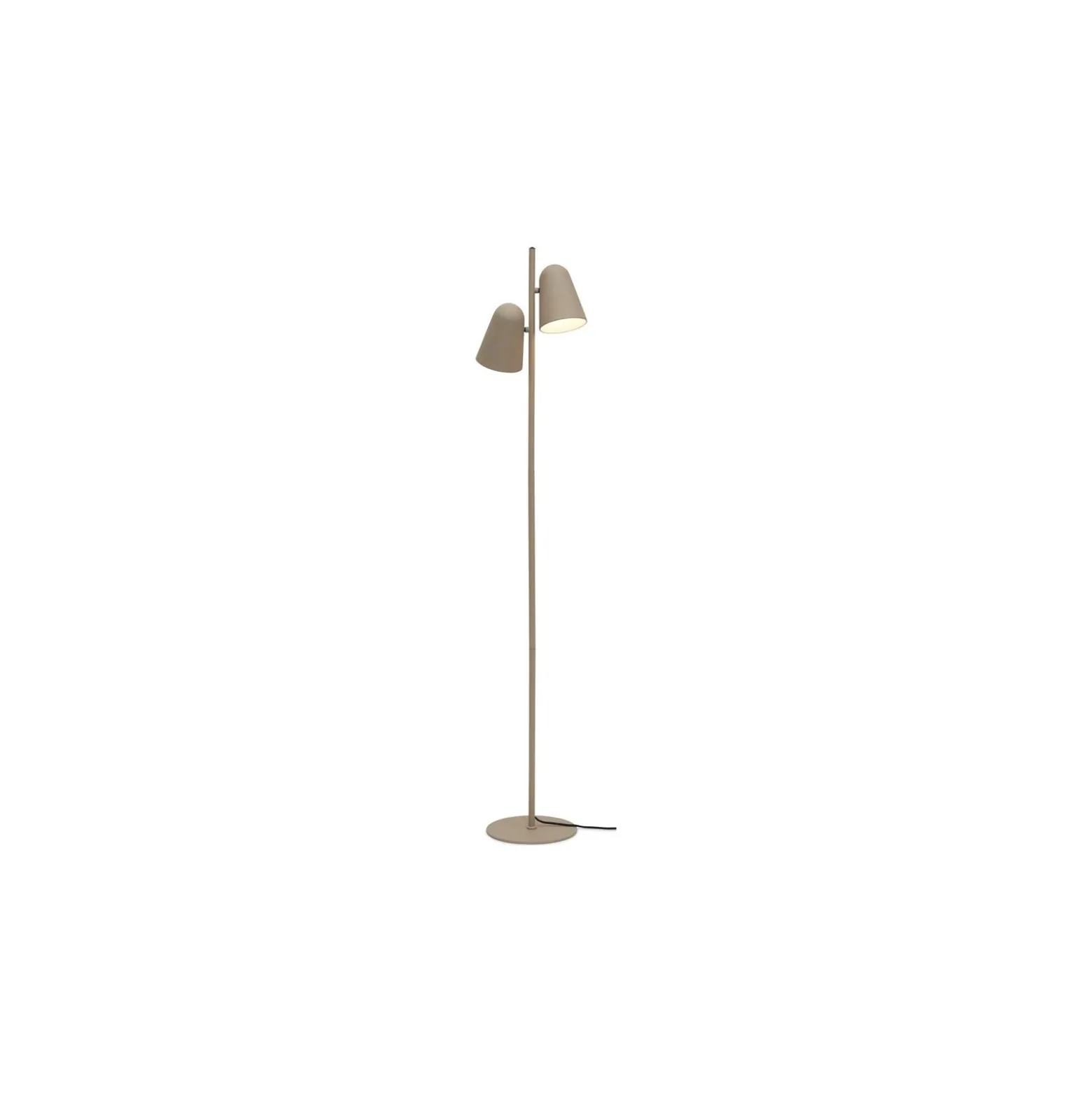 It's about RoMi Golvlampa Salamanca Järn Sanded | Passande för 2x E14