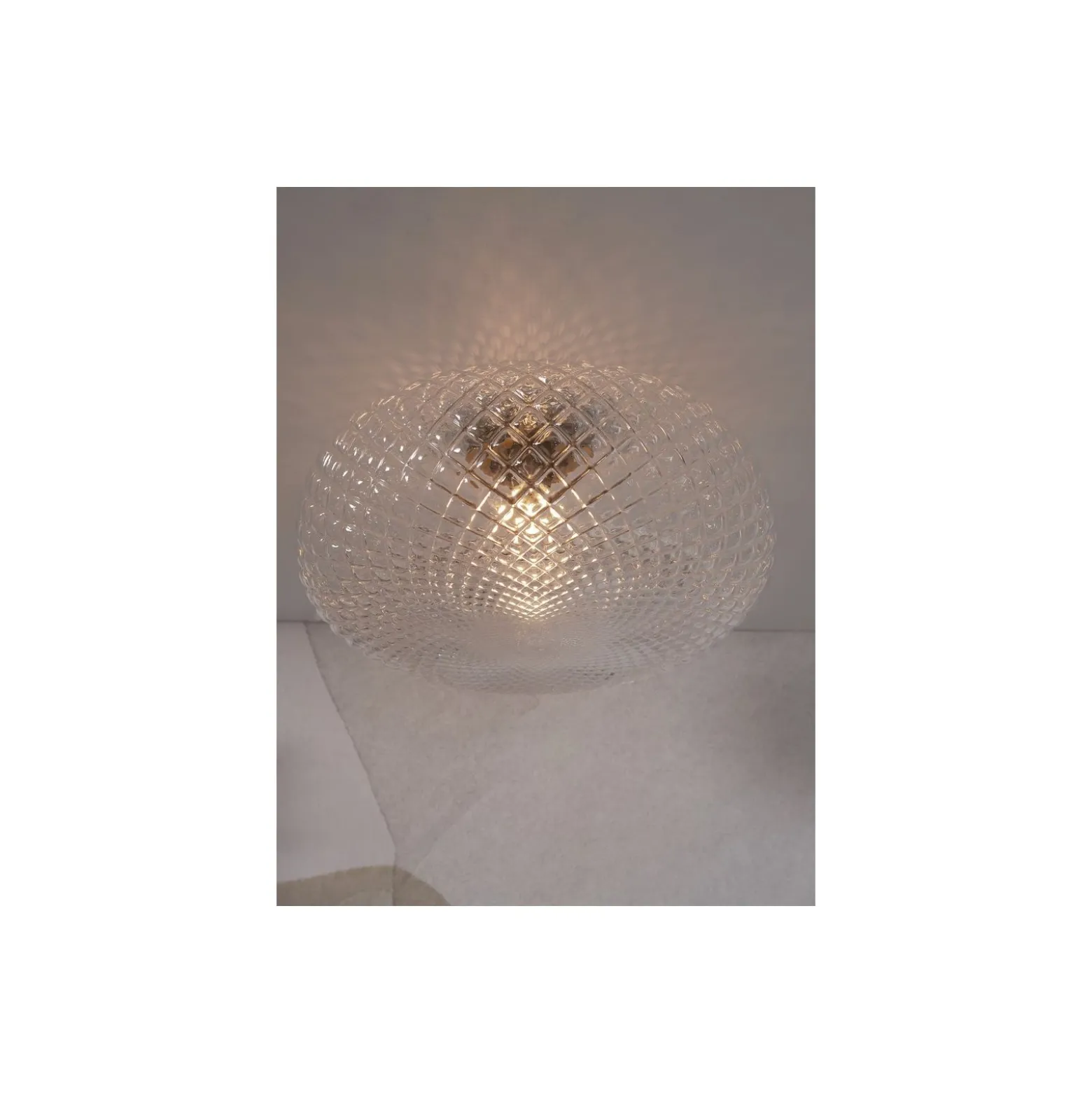 It's about RoMi Taklampa Venice Glas Transparent | Passande för 1x E27