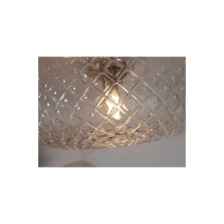 It's about RoMi Taklampa Venice Glas Transparent | Passande för 1x E27