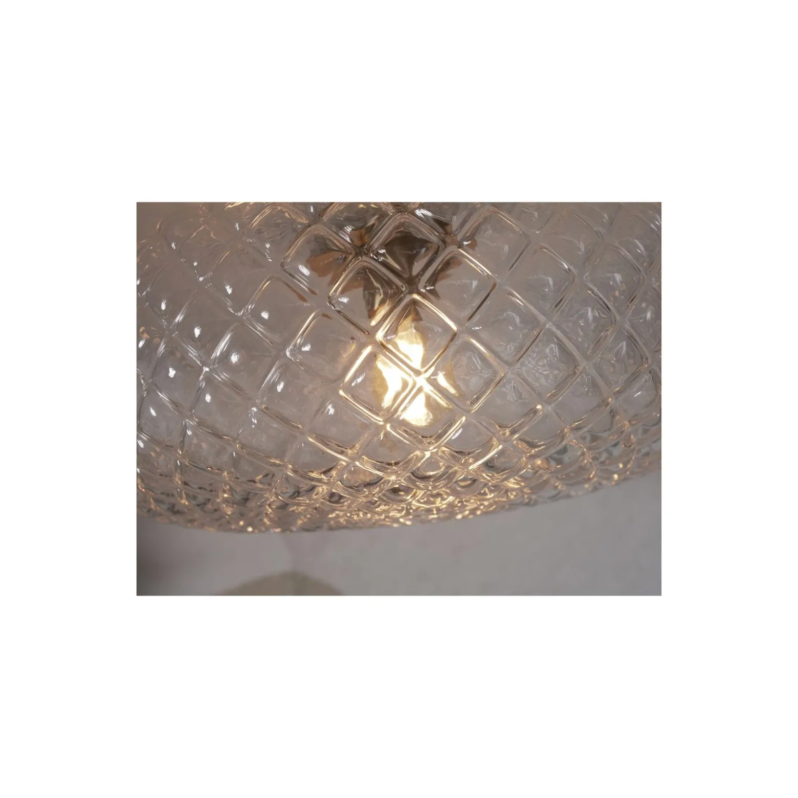 It's about RoMi Taklampa Venice Glas Transparent | Passande för 1x E27
