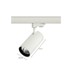 LED Spårbelysning ELARA PC Vit 30W 2500lm 40D - 830 Varm Vit