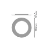 Ledvance Downlight Comfort Förlängning Ring Vit D190