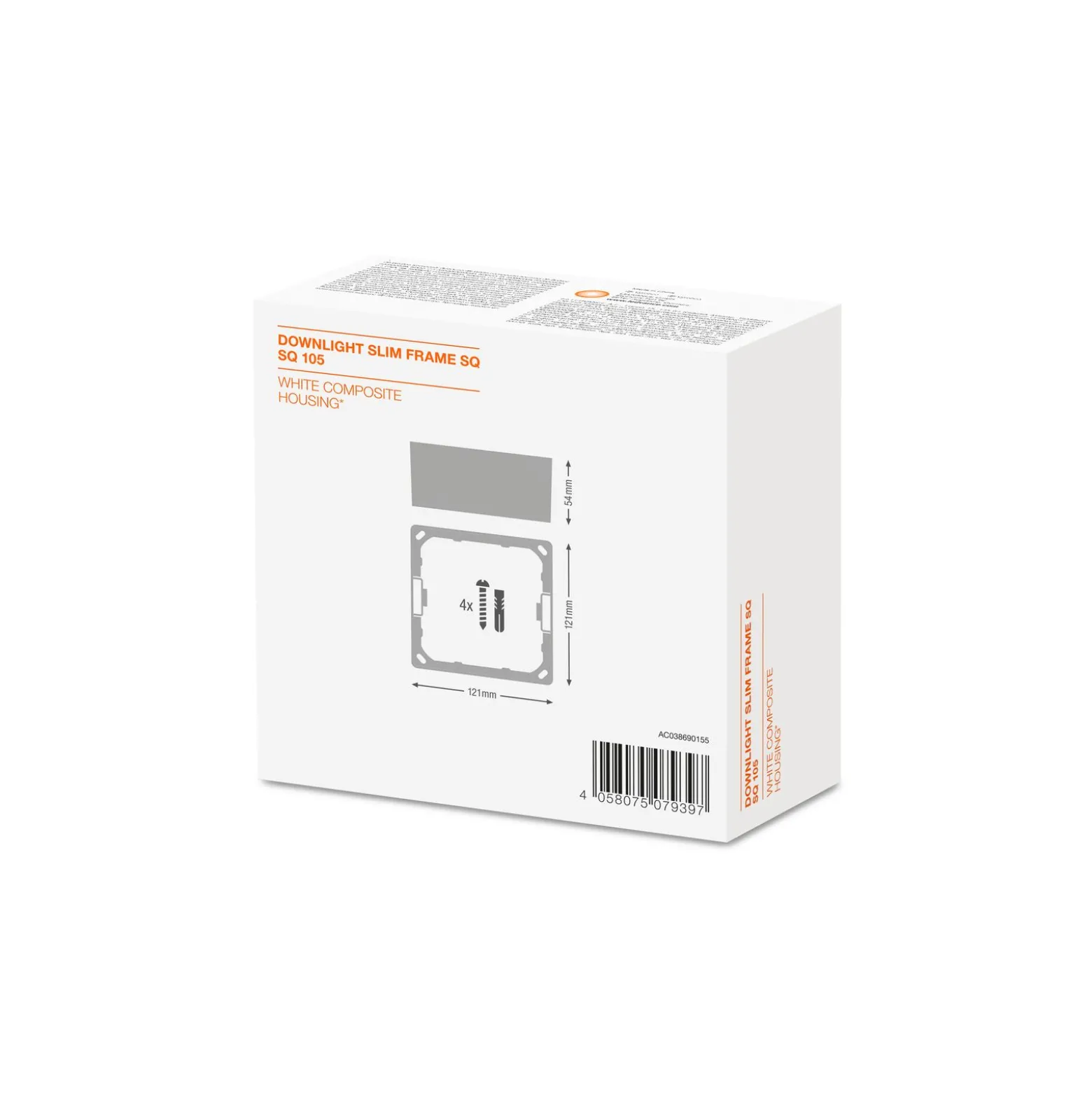 Ledvance Downlight Ram Värde Fyrkant For SQ105