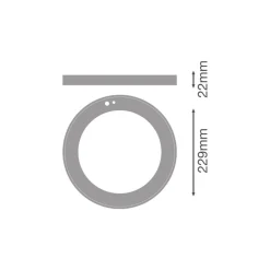 Ledvance Downlight Ring Universal D200 Svart