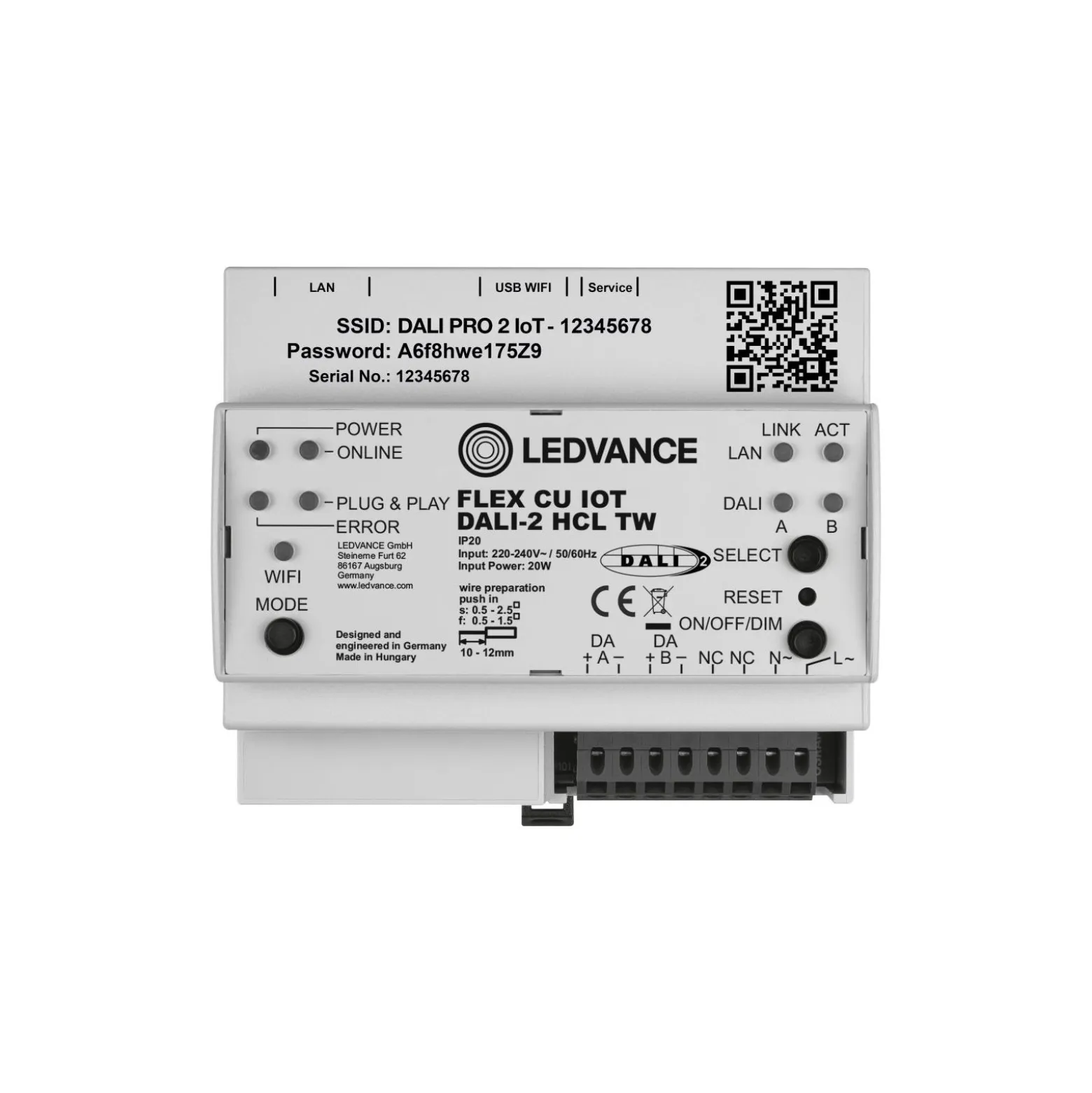 Ledvance Flex Styrenhet IOT Dali-2 HCL TW