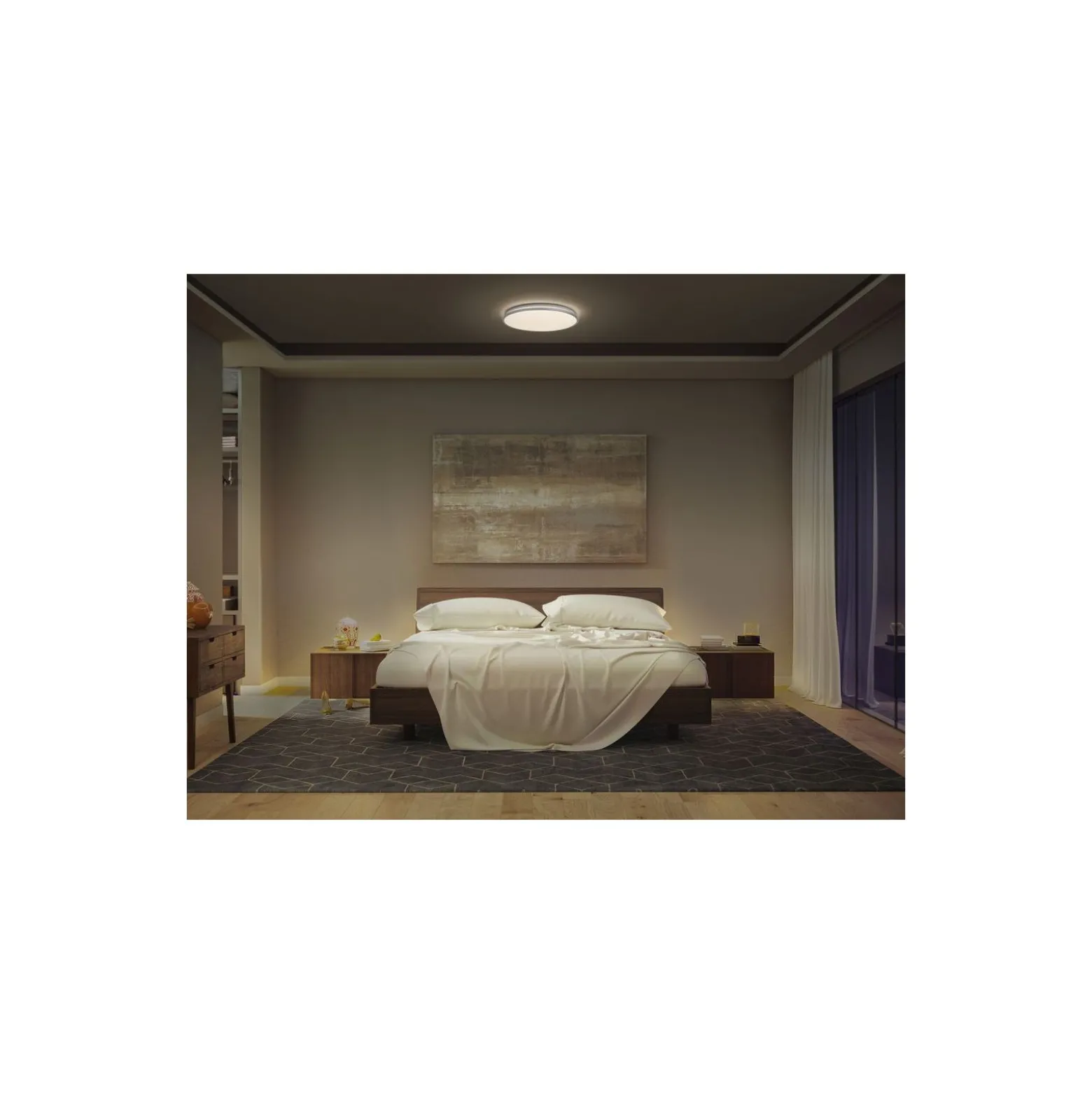 Ledvance LED Plafond Orbis Dublin Silver 16W 1100lm - 830 Varm Vit | 300mm - IP20