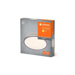Ledvance LED Plafond Orbis Dublin Silver 16W 1100lm - 830 Varm Vit | 300mm - IP20