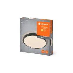 Ledvance LED Plafond Orbis London Svart 36W 2200lm - 830 Varm Vit | 480mm - IP20