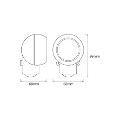 Ledvance LED Spylux Vit 0.23W - 830 Batteridriven