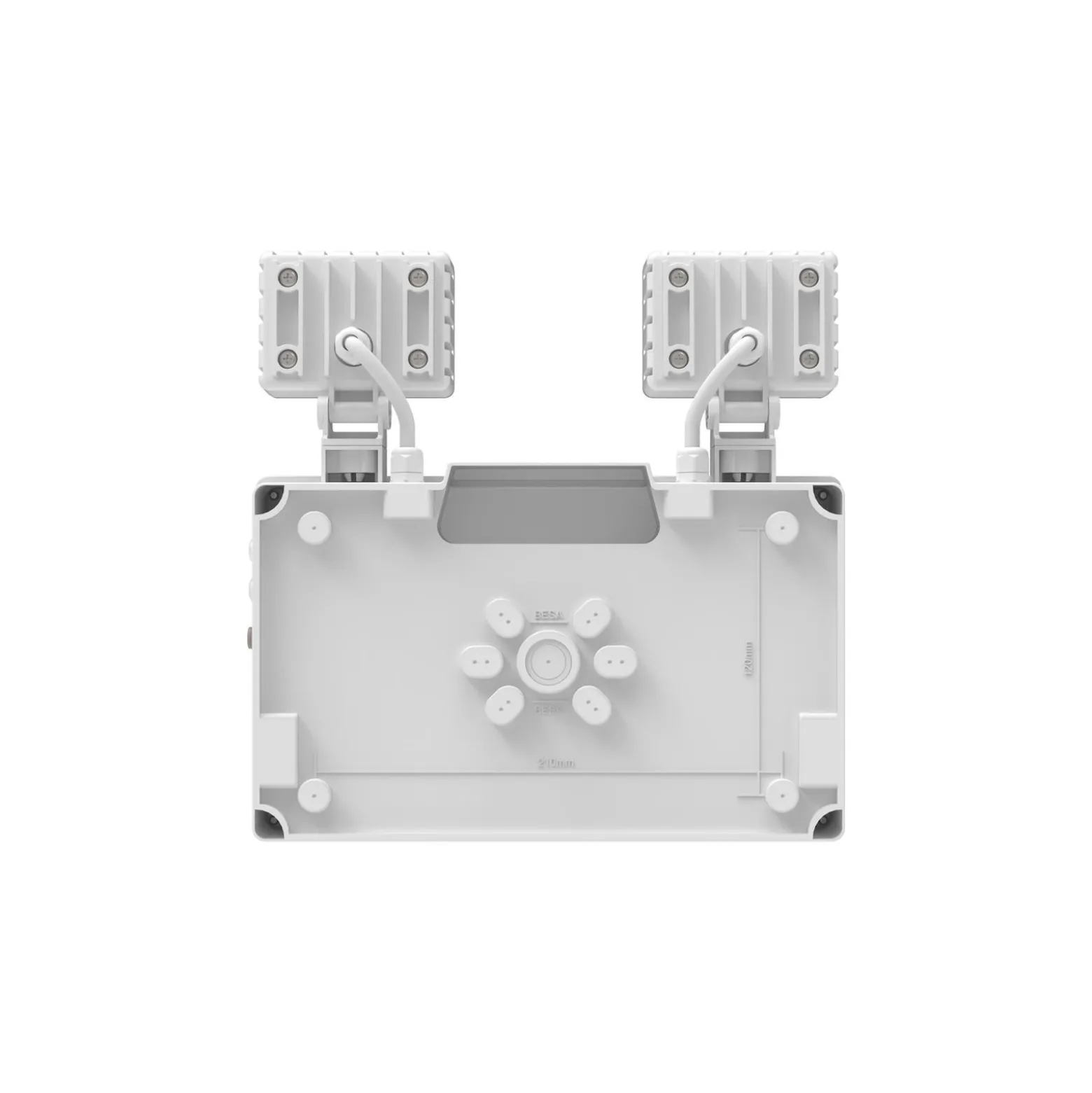 Ledvance LED Twin Spot Vit 3W 450lm - 865 Dagsljus | IP65 - 3 Timmar Nödbelysning