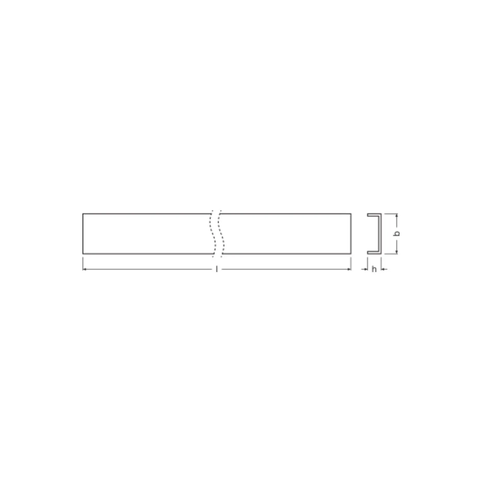 Ledvance LED-ljusslingor Profil Lock Wide U-formad 200CM | Klar