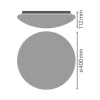 Ledvance Surface Cirkulär cover 400mm Vit
