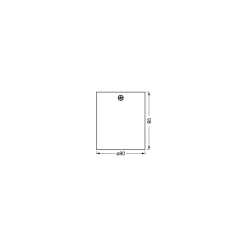 Ledvance Surface Spot Fyrkant Vit| 80mmx80mm - Passande För GU10
