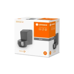 Ledvance Väggmonterad 360 Grader Sensor IP55 Mörk Grå