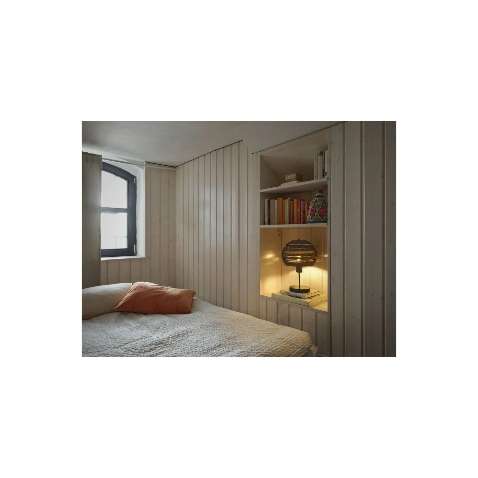 Ledvance Bordslampa Decor Boll Brun | Passande för 1x E27