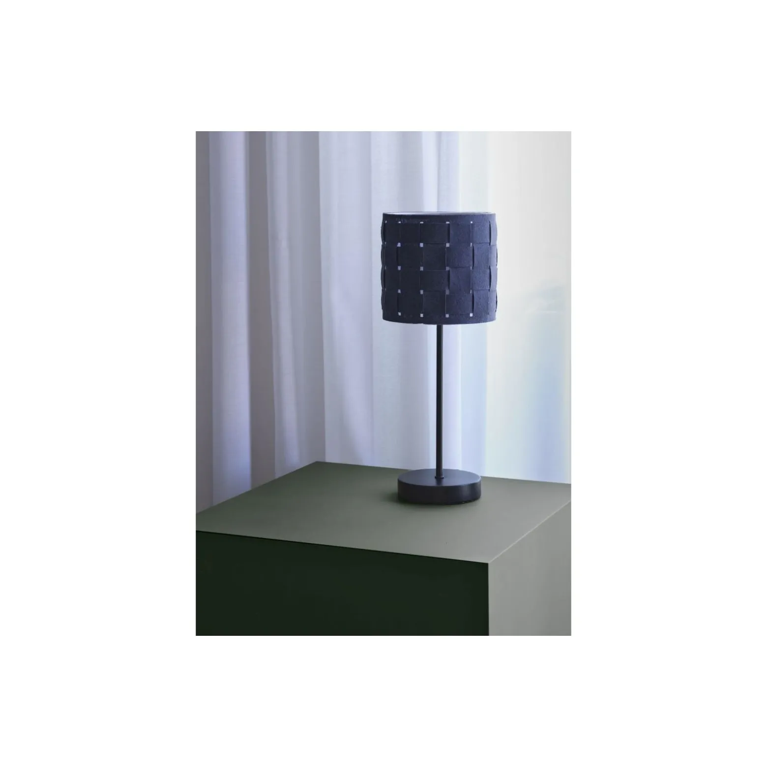 Ledvance Bordslampa Decor Felt Weaving Stoch Mörk Grå | Passande för 1x E14