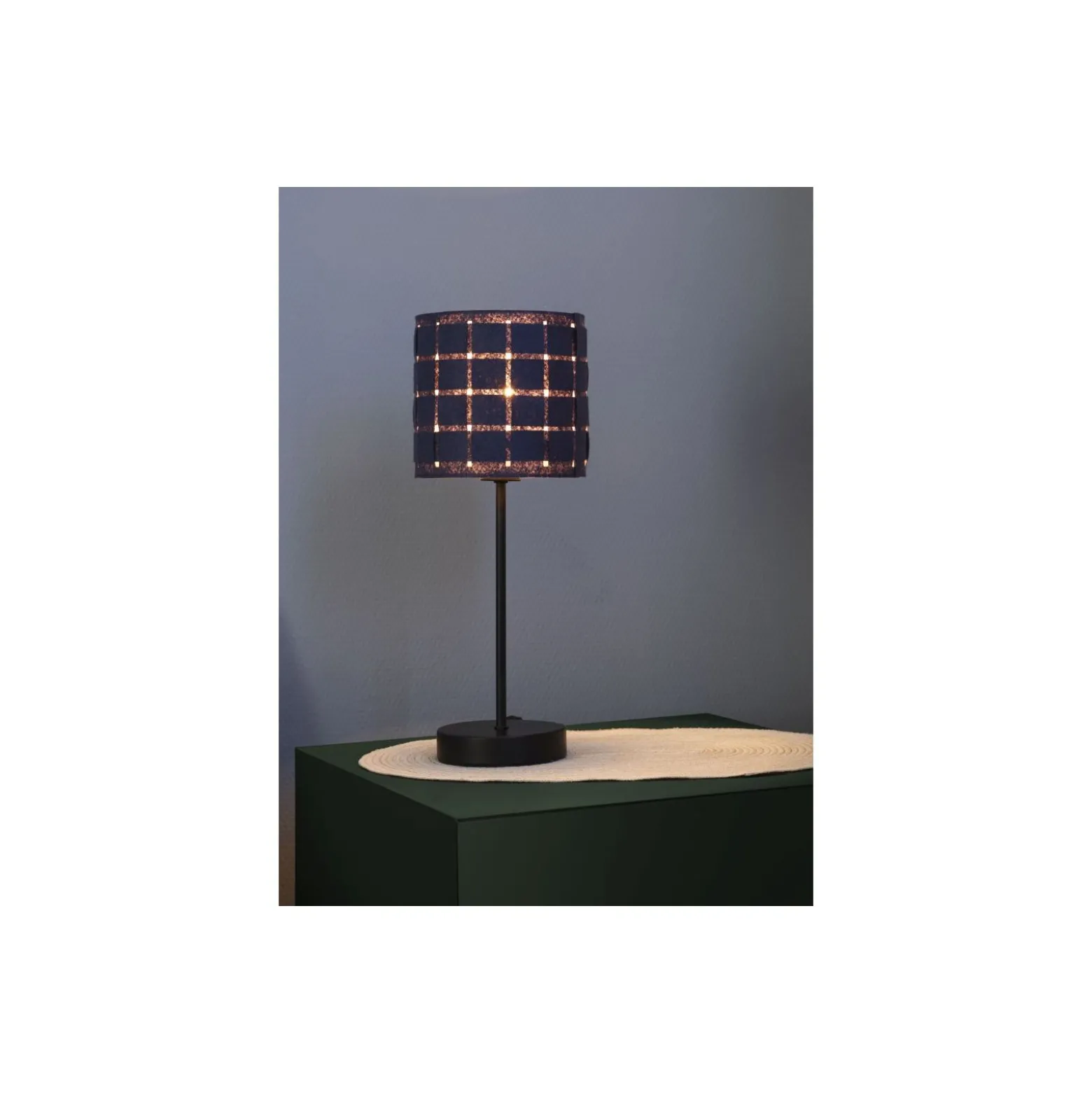 Ledvance Bordslampa Decor Felt Weaving Stoch Mörk Grå | Passande för 1x E14