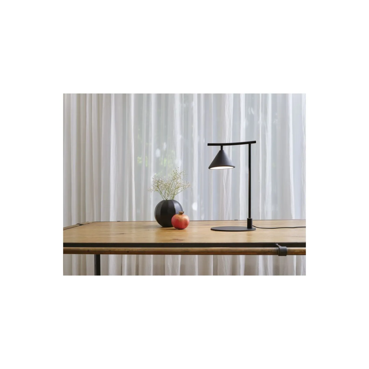 Ledvance Bordslampa Decor Fuji Svart 5W 180lm - 930 Varm Vit| Bästa Färgåtergivning