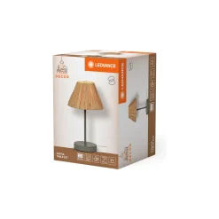 Ledvance Bordslampa Decor Rotting Brun | Passande för 1x E27