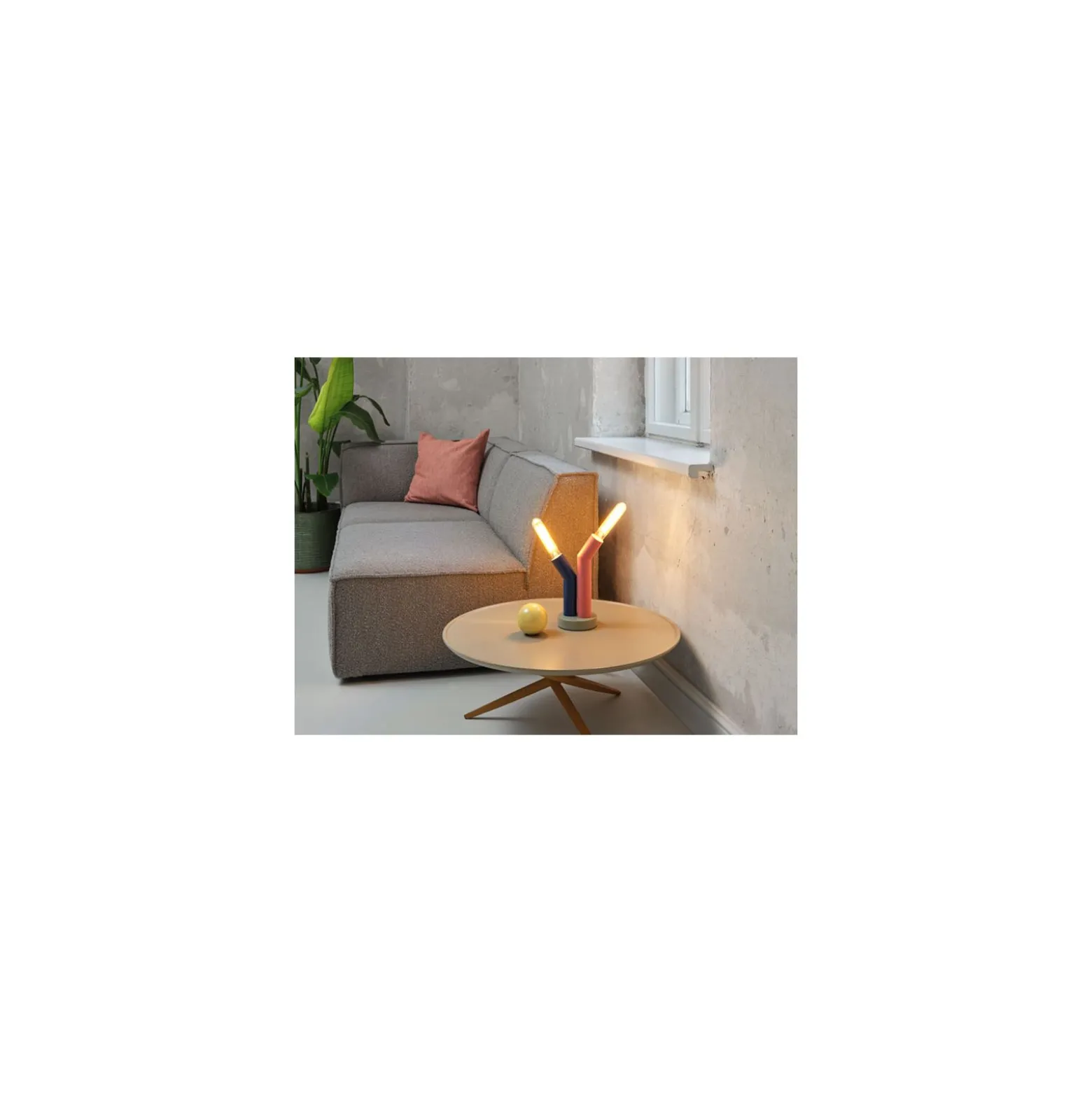 Ledvance Bordslampa Decor Straw Stål Flerfärgad | Passande för 2X E27