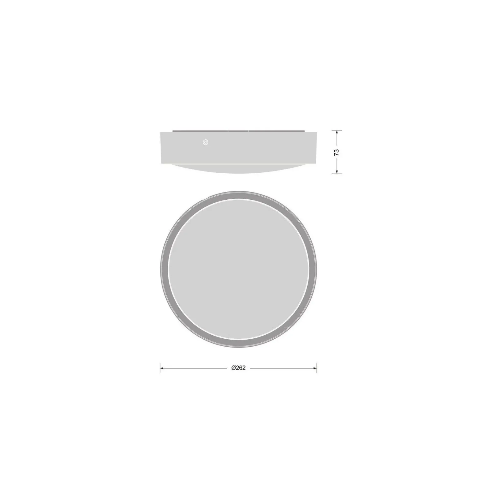 Ledvance Bulkhead Runda Nöd UV-Resistant Svart 12W 1230lm - 840 Kallvit | IP65