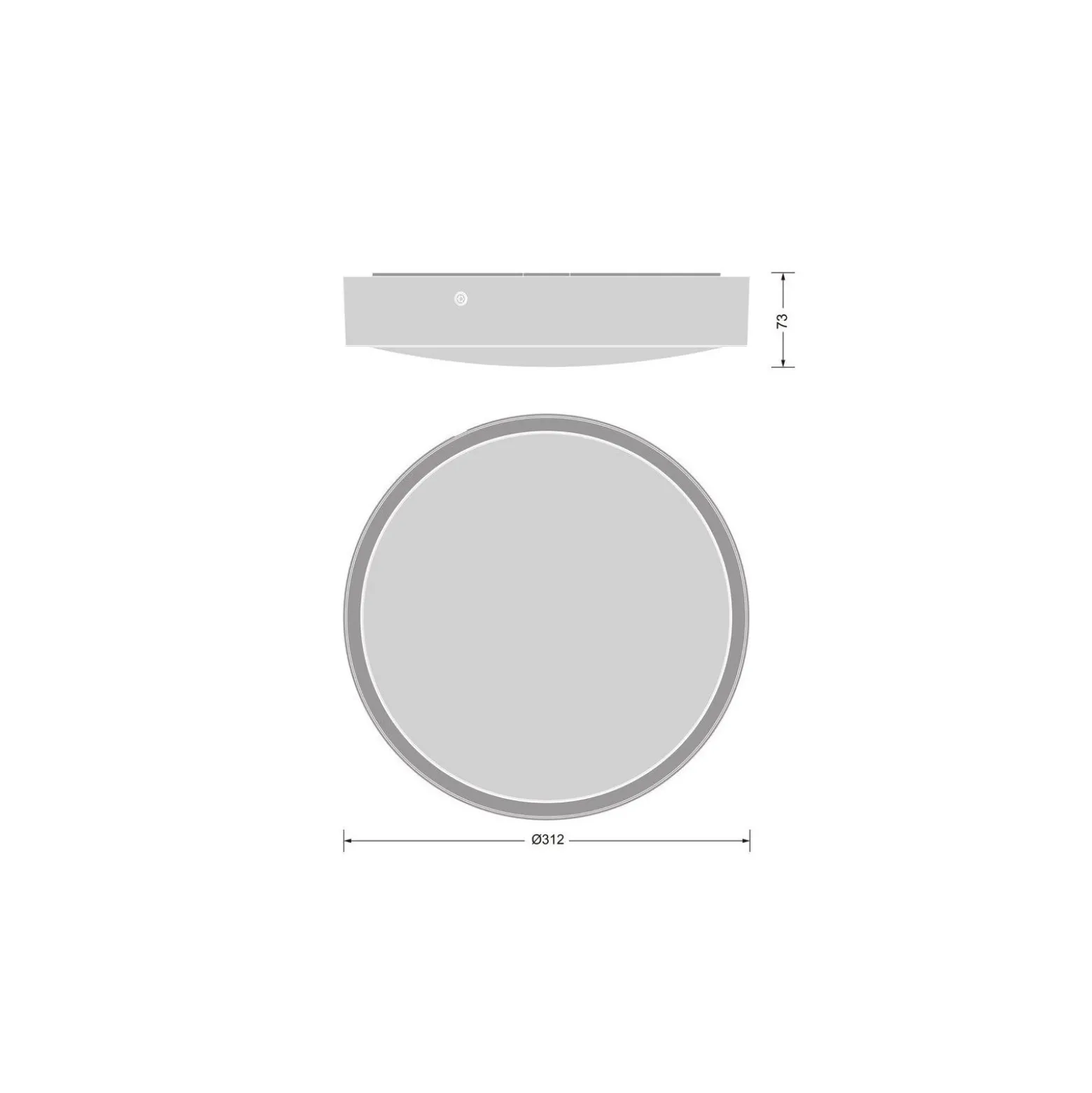 Ledvance Bulkhead Runda Nöd UV-Resistant Svart 20.5W 2300lm - 840 Kallvit | IP65 - Rörelsesensor, Ljussensor