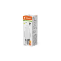 Ledvance Classic LED B22 Kronljus Matt 3.4W 470lm - 827 Extra Varm Vit | Ersättare 40W