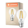 Ledvance Classic LED B22 Päron Filament Klar 5.9W 806lm - 827 Extra Varm Vit | Dimbar - Ersättare 60W