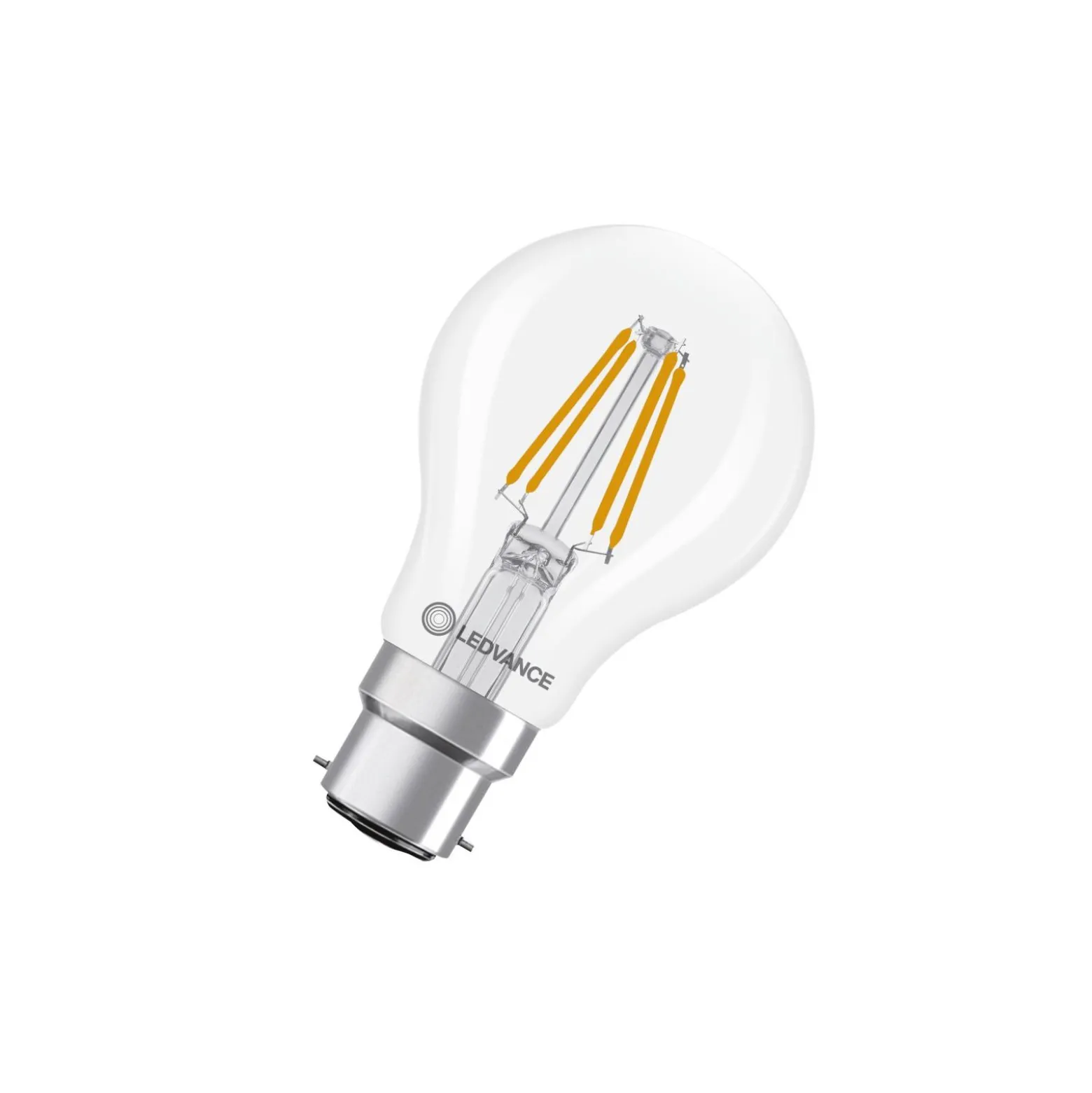 Ledvance Classic LED B22 Päron Filament Klar 3.4W 470lm - 827 Extra Varm Vit | Ersättare 40W