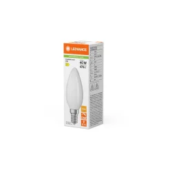 Ledvance Classic LED E14 Kronljus Matt 3.4W 470lm - 827 Extra Varm Vit | Dimbar - Ersättare 40W