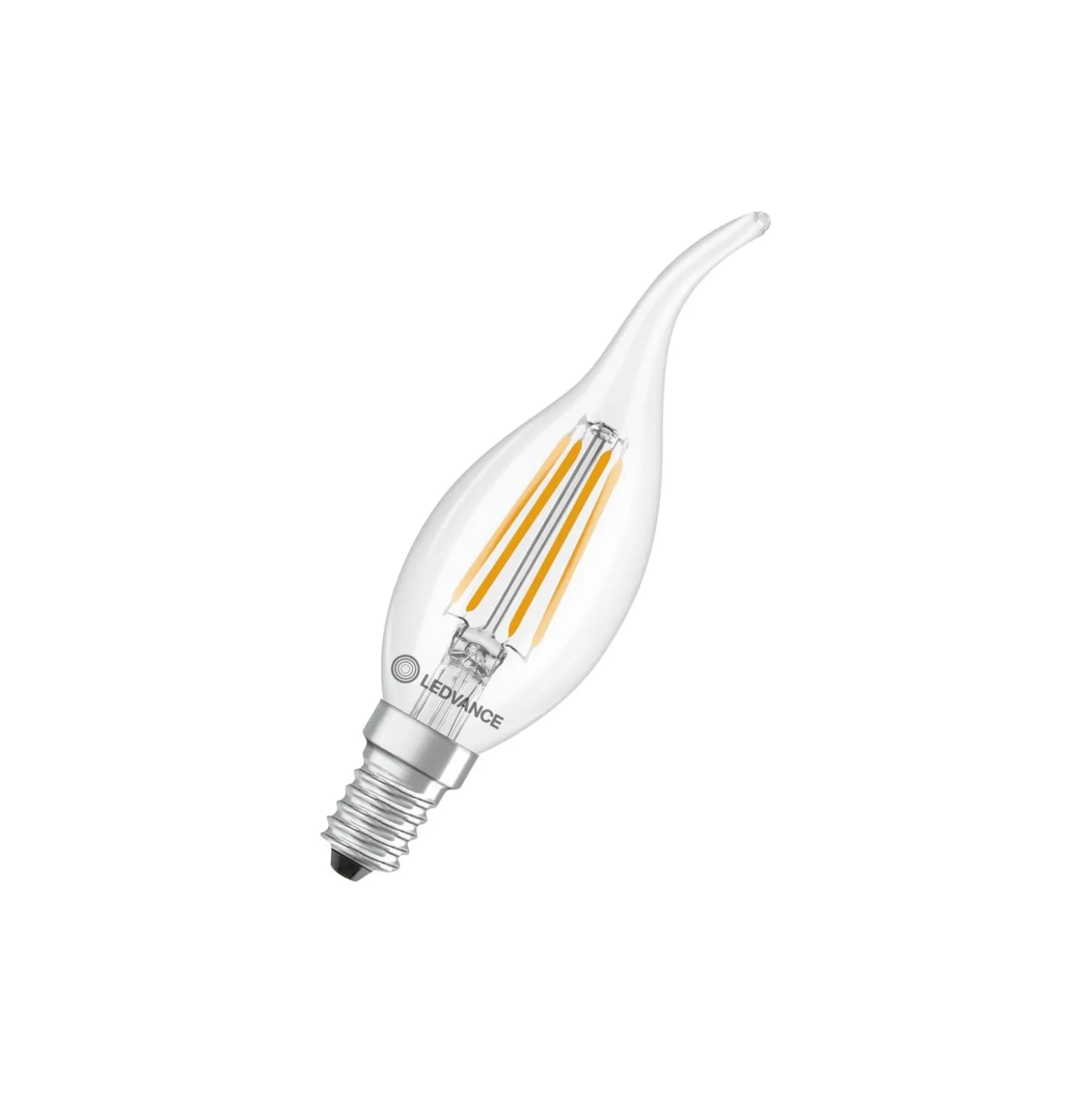 Ledvance Classic LED E14 Kronljus Filament Klar 3.4W 470lm - 827 Extra Varm Vit | Ersättare 40W