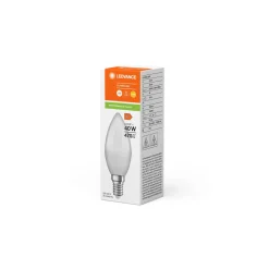 Ledvance Classic LED E14 Kronljus Matt 4.9W 470lm - 827 Extra Varm Vit | Ersättare 40W