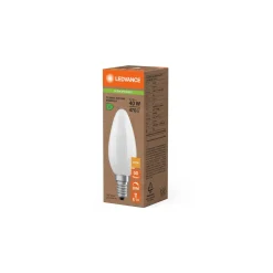 Ledvance Classic LED E14 Kronljus Matt 2.5W 470lm - 827 Extra Varm Vit | Dimbar - Ersättare 40W