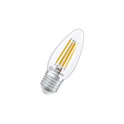 Ledvance Classic LED E27 Kronljus Filament Klar 3.4W 470lm - 827 Extra Varm Vit | Dimbar - Ersättare 40W