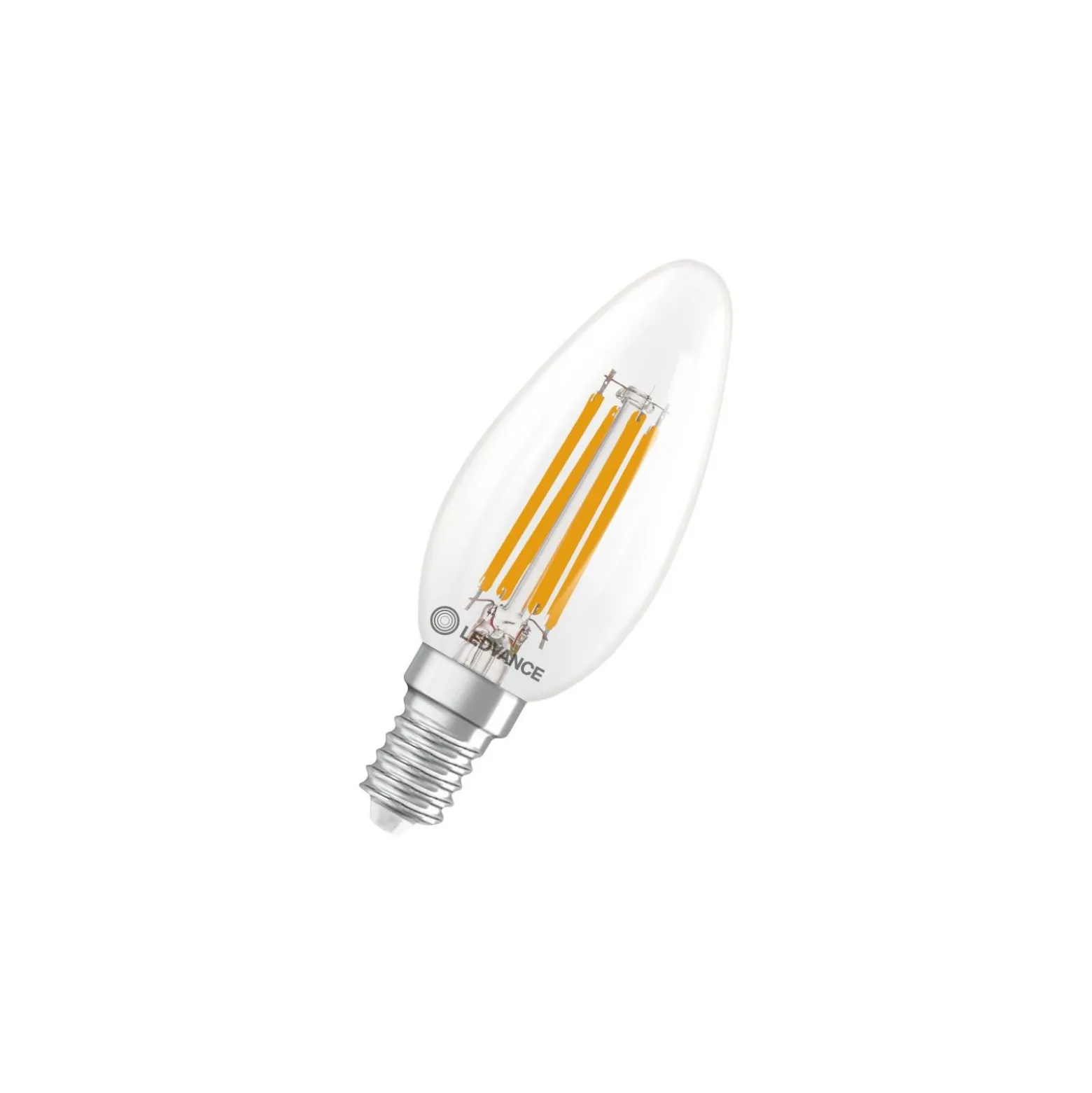 Ledvance Classic LED E14 Kronljus Filament Klar 3.4W 470lm - 827 Extra Varm Vit | Dimbar - Ersättare 40W