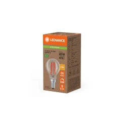 Ledvance Classic LED E14 Päron Filament Klar 2.5W 470lm - 827 Extra Varm Vit | Dimbar - Ersättare 40W