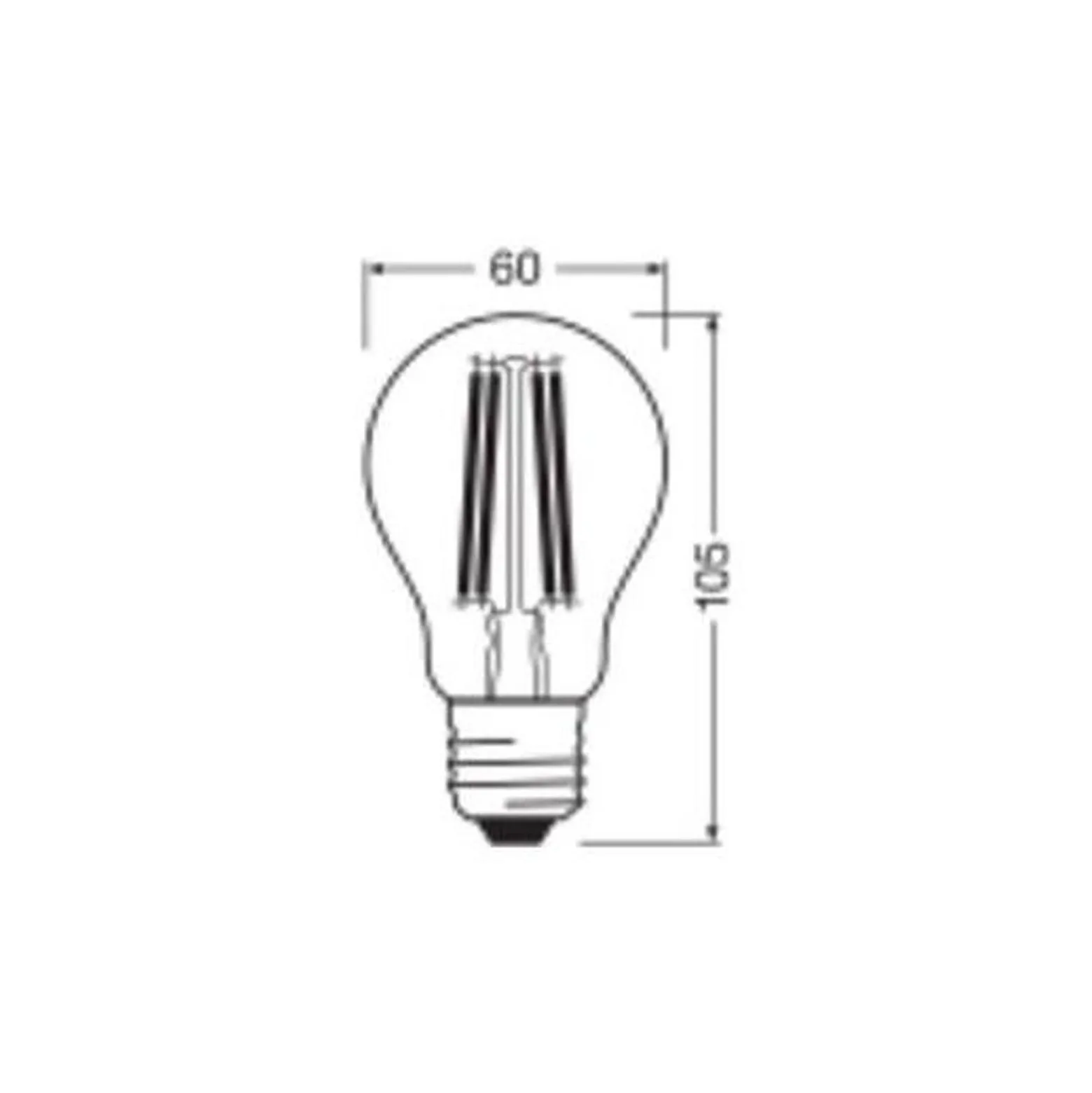 Ledvance Classic LED E27 Päron Filament Klar 11W 1521lm - 827 Extra Varm Vit | Ersättare 100W