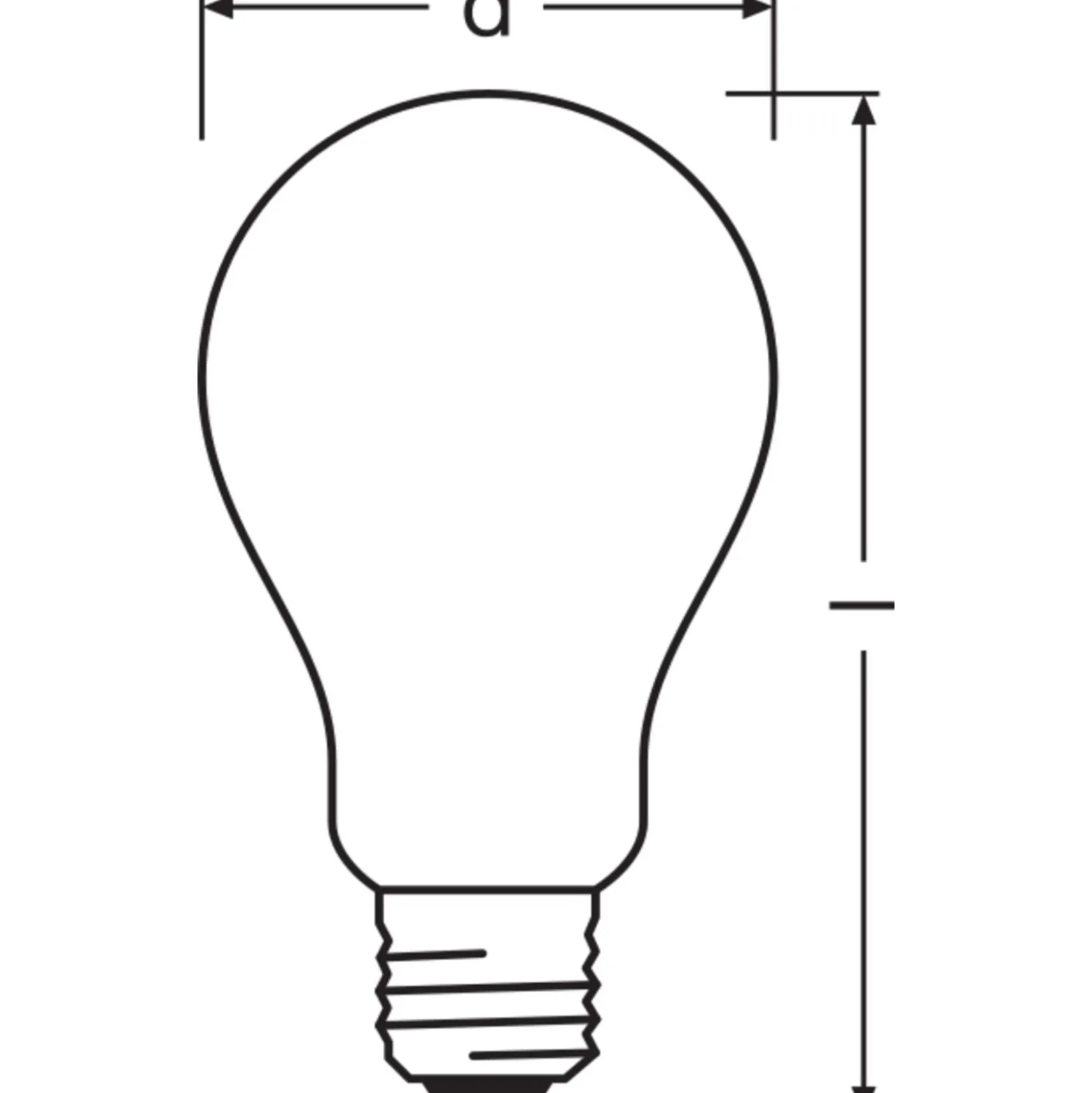 Ledvance Classic LED E27 Päron Filament Matt 17W 2452lm - 840 Kallvit | Ersättare 150W