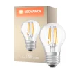 Ledvance Classic LED E27 Päron Filament Klar 4.2W 470lm - 927 Extra Varm Vit | Bästa färgåtergivning - Dimbar - Ersättare 40W