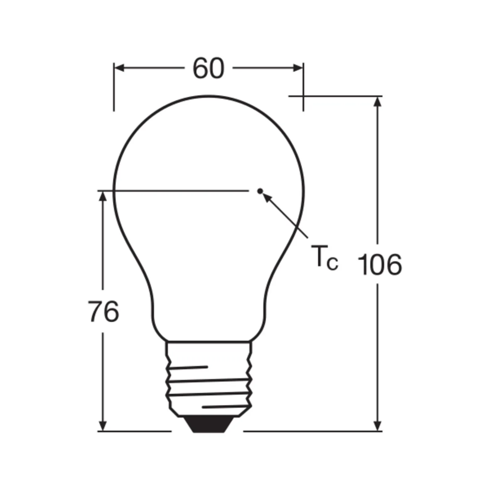 Ledvance Classic LED E27 Päron Filament Matt 7W 806lm - 840 Kallvit | Dimbar - Ersättare 60W