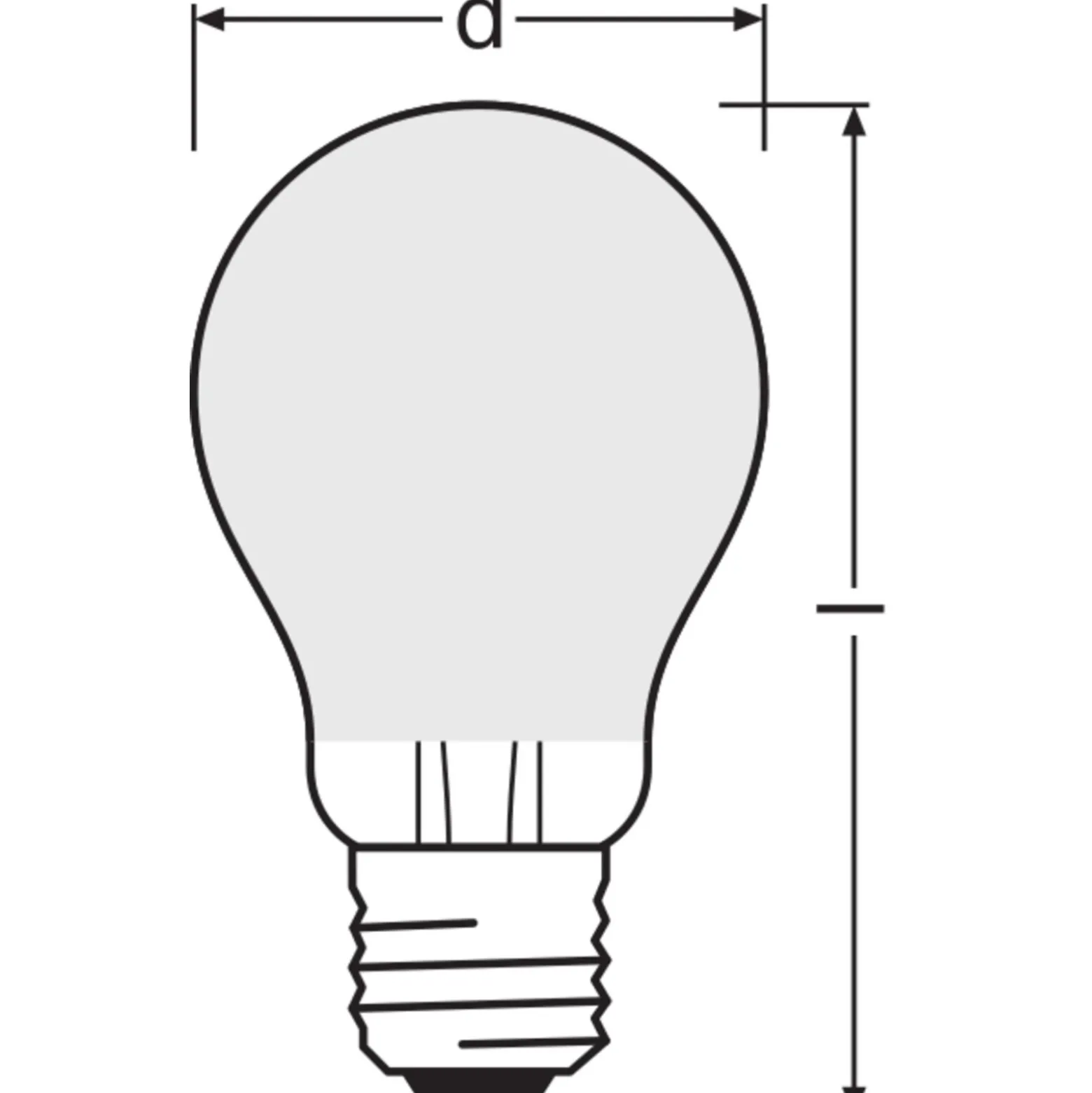 Ledvance Classic LED E27 Päron Filament Matt 4W 470lm - 827 Extra Varm Vit | Ersättare 40W