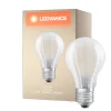 Ledvance Classic LED E27 Päron Filament Matt 7.5W 1055lm - 940 Cool white | Bästa färgåtergivning - Dimbar - Ersättare 75W