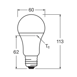 Ledvance Classic LED E27 Päron Matt 10W 1055lm - 827 Extra Varm Vit | Ersättare 75W