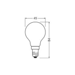 Ledvance Classic LED E14 Päron Matt 1.8W 250lm - 827 Extra Varm Vit | Ersättare 25W