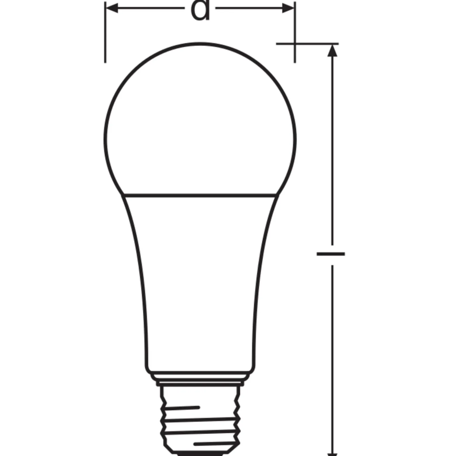Ledvance Classic LED E27 Päron Matt 20W 2452lm - 827 Extra Varm Vit | Dimbar - Ersättare 150W