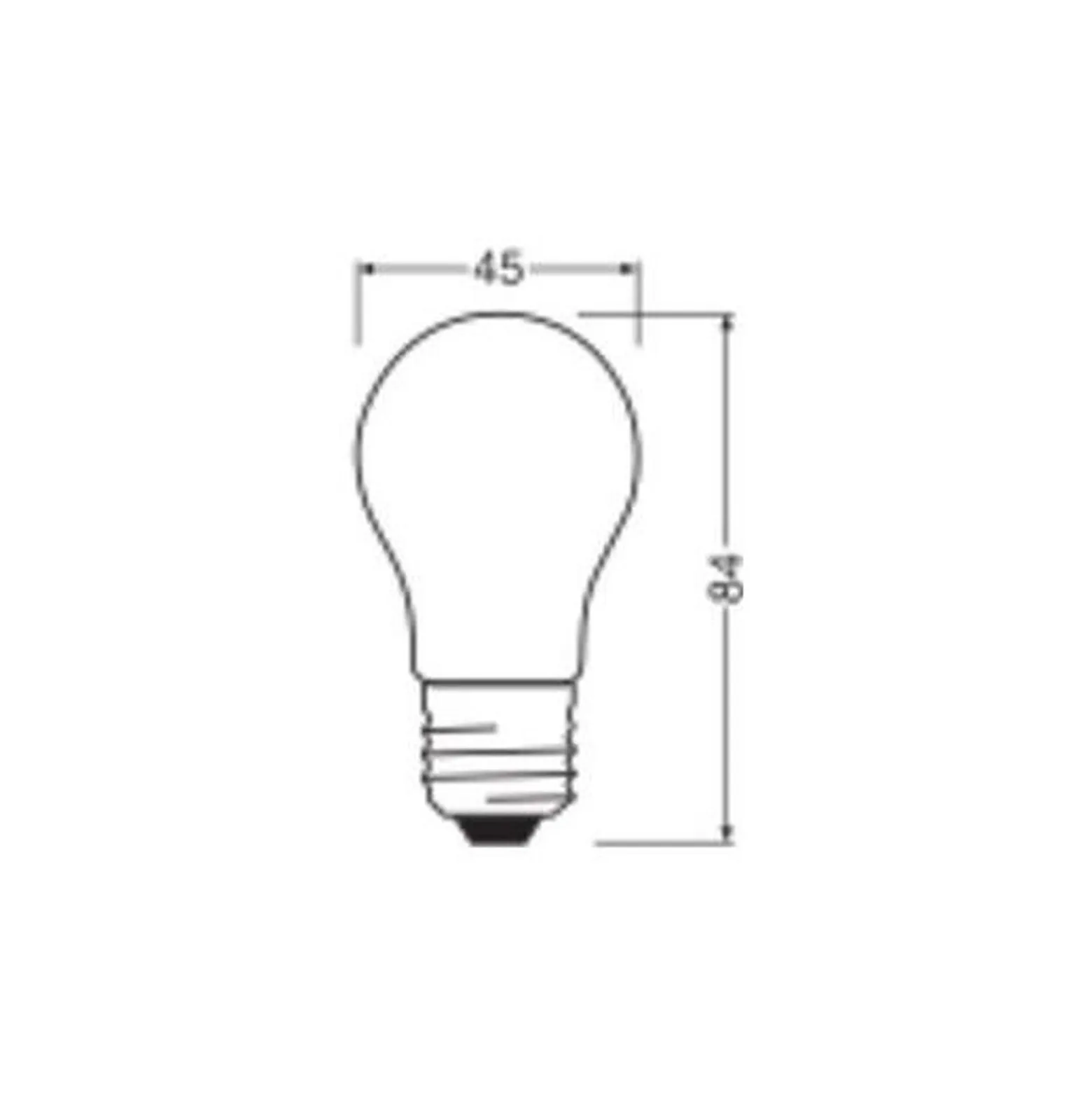 Ledvance Classic LED E27 Päron Matt 1.8W 250lm - 827 Extra Varm Vit | Ersättare 25W