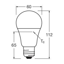 Ledvance Classic LED E27 Päron Matt 10W 1055lm - 827 Extra Varm Vit | Dimbar - Ersättare 75W