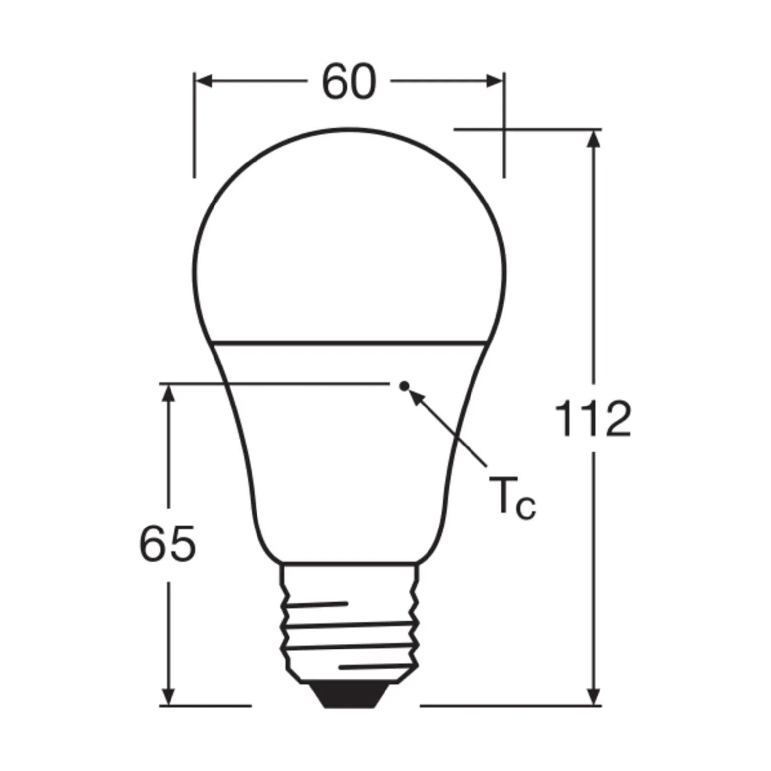 Ledvance Classic LED E27 Päron Matt 10W 1055lm - 827 Extra Varm Vit | Dimbar - Ersättare 75W