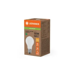 Ledvance Classic LED E27 Päron Matt 7.2W 1521lm - 827 Extra Varm Vit | Dimbar - Ersättare 100W